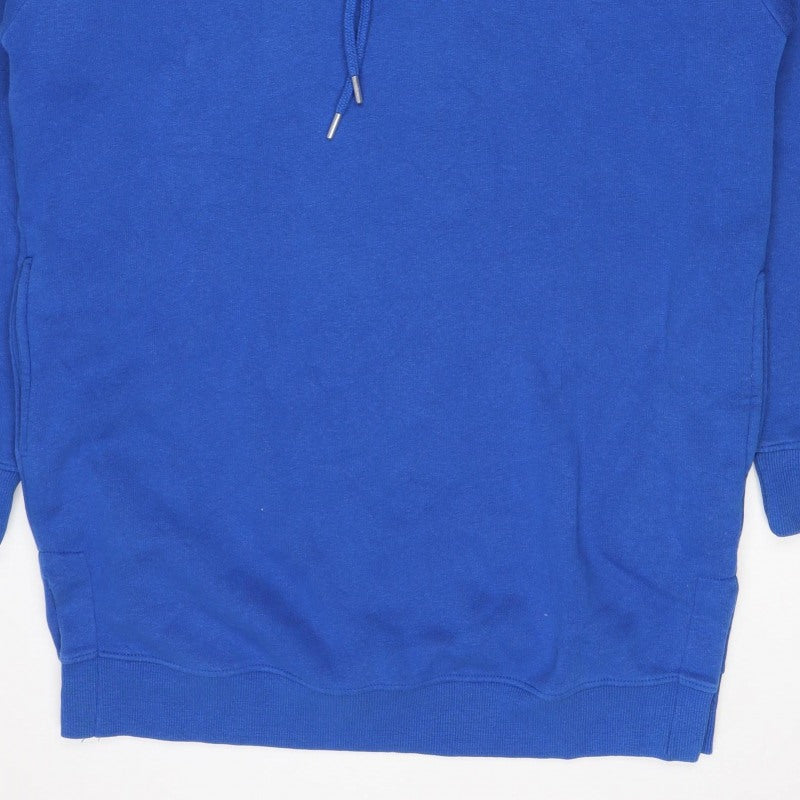Very Women’s Blue Size 10 Pullover Hoodie Drawstring Kangaroo Pocket