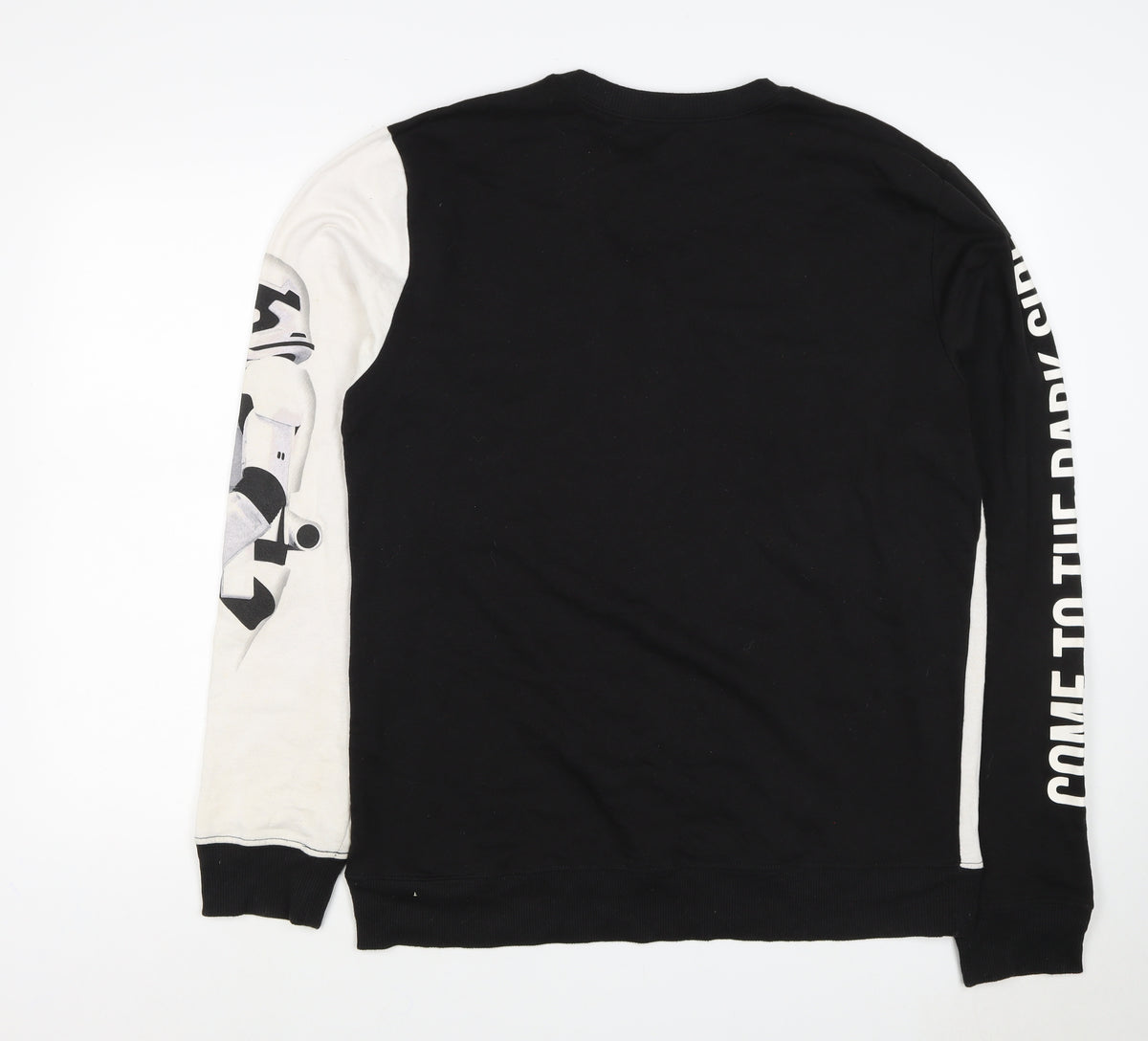 Star Wars Men’s XL Black White Graphic Force Awakens Sweatshirt
