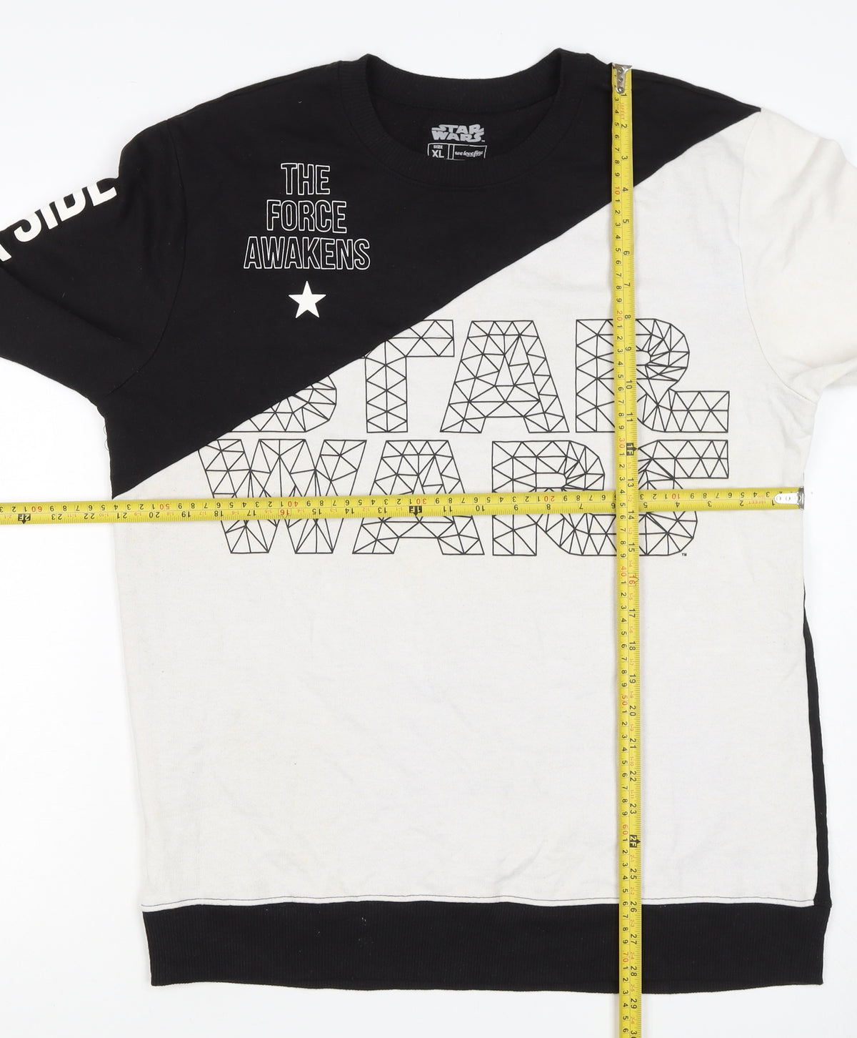 Star Wars Men’s XL Black White Graphic Force Awakens Sweatshirt