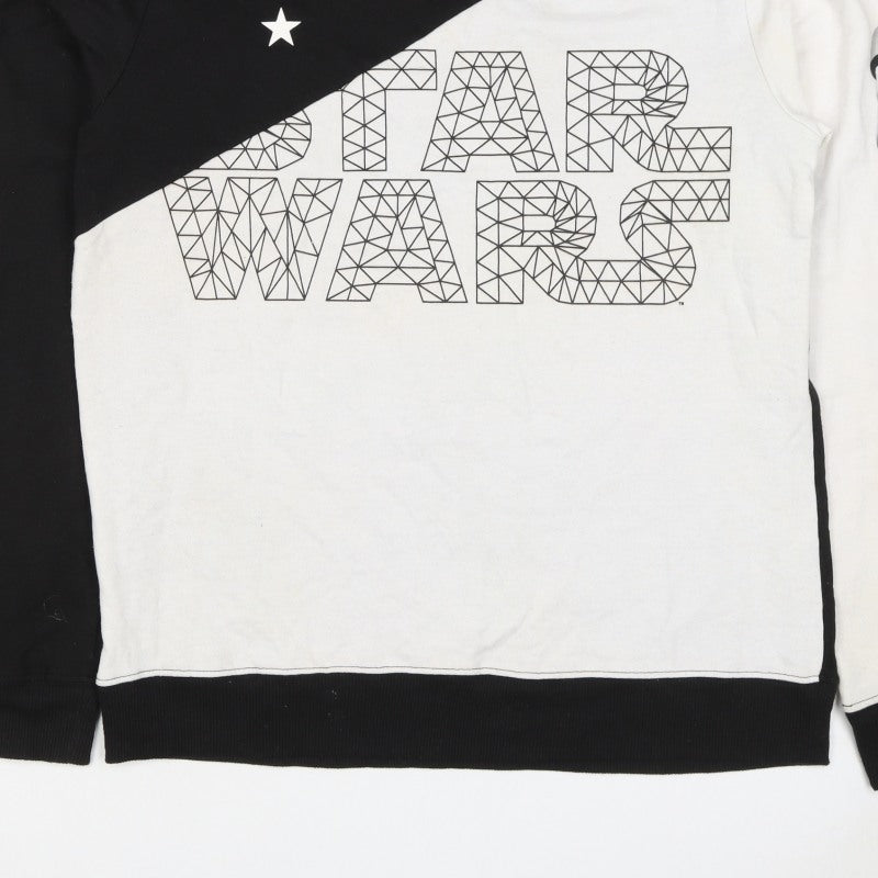 Star Wars Men’s XL Black White Graphic Force Awakens Sweatshirt