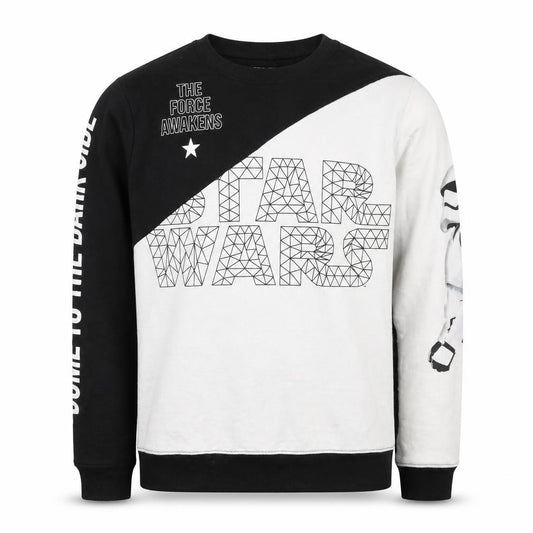 Star Wars Men’s XL Black White Graphic Force Awakens Sweatshirt
