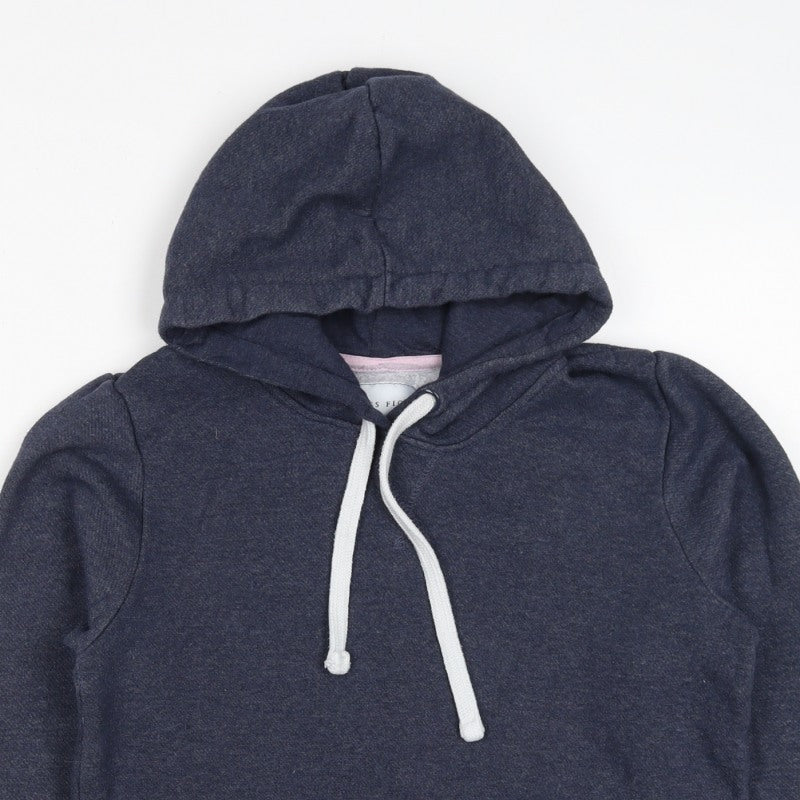 Miss Fiore Teens Blue Size 12 Pullover Hoodie Cotton Blend Pockets