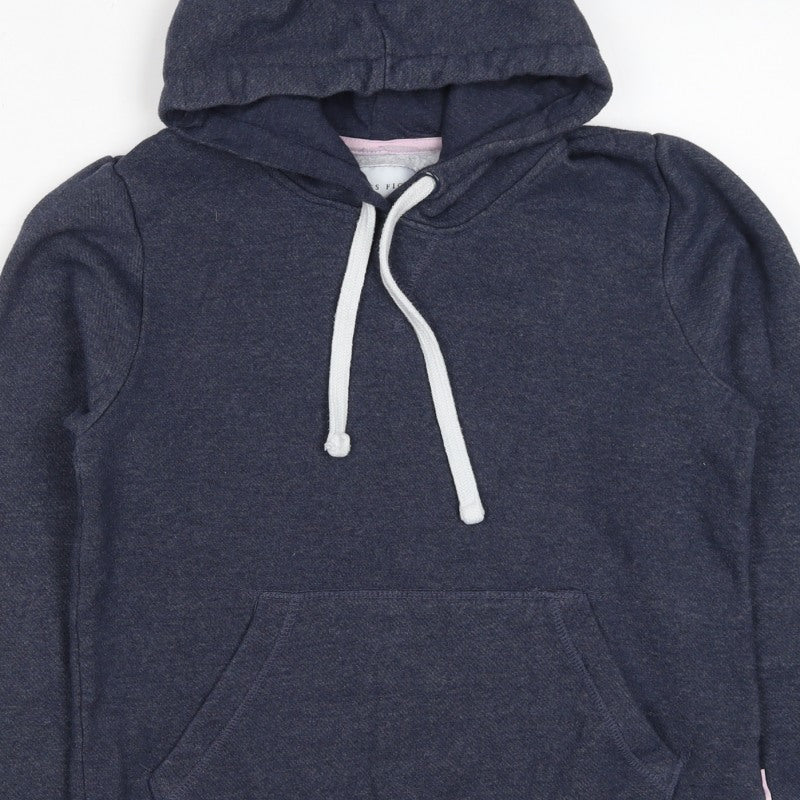 Miss Fiore Teens Blue Size 12 Pullover Hoodie Cotton Blend Pockets
