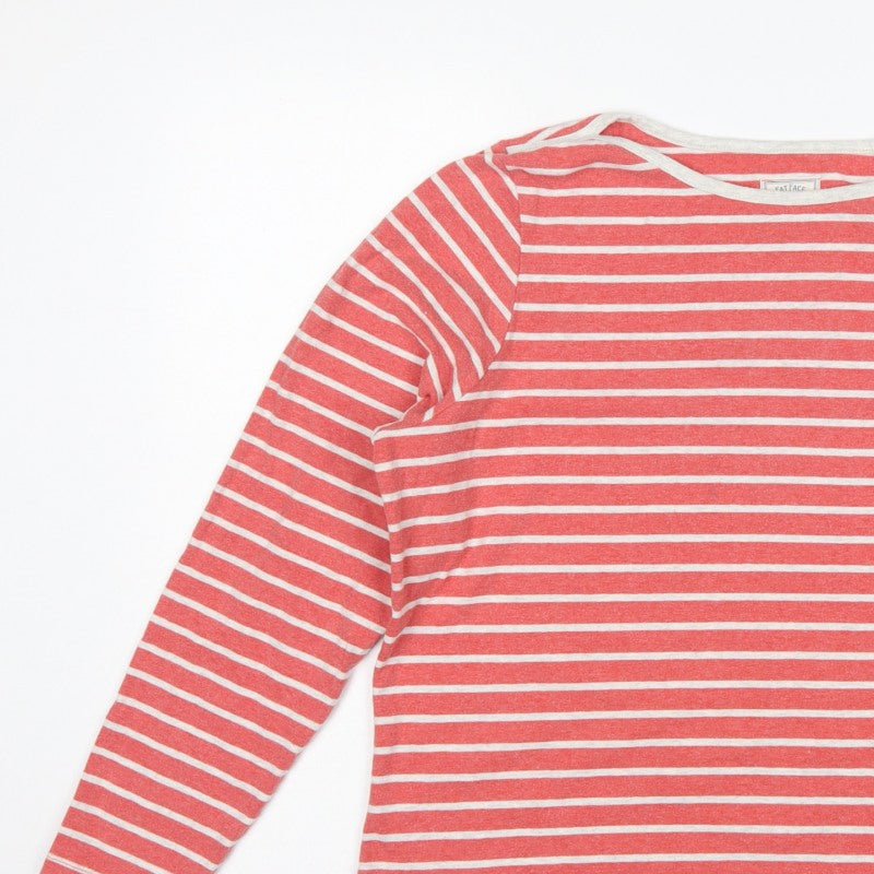 Fat Face Women’s Red Stripe UK 18 Basic Long Sleeve Jersey T-Shirt