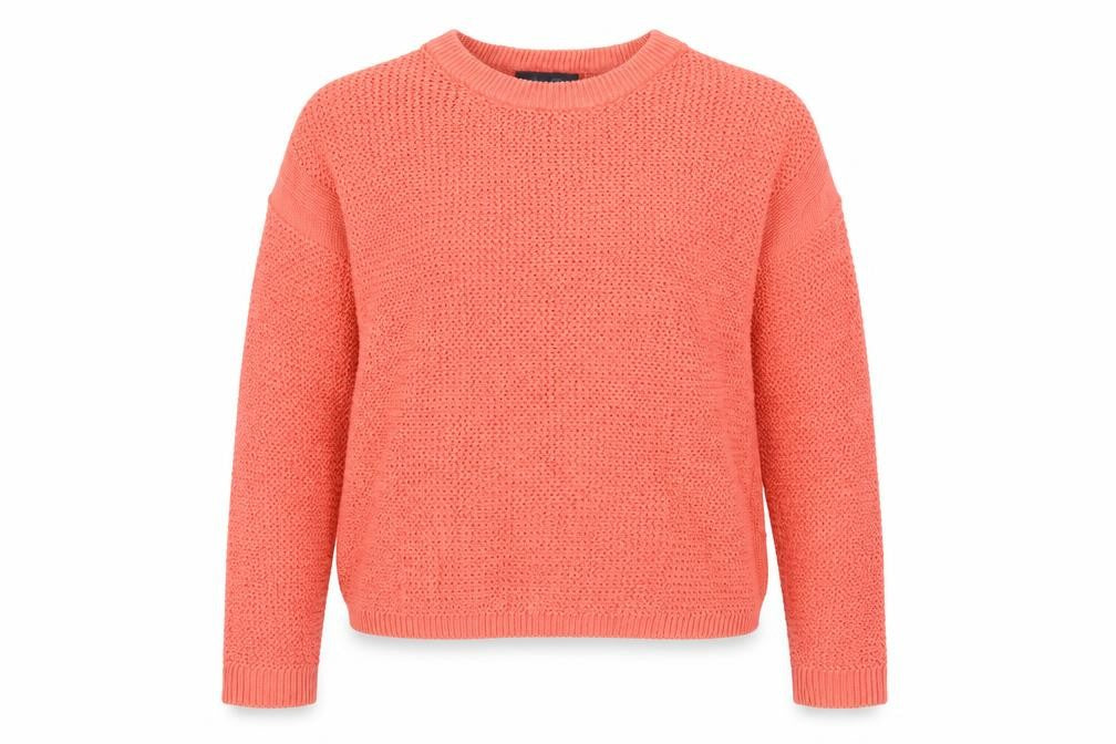 Marks & Spencer Teens Pink M Cotton Knit Pullover Crew Neck Jumper