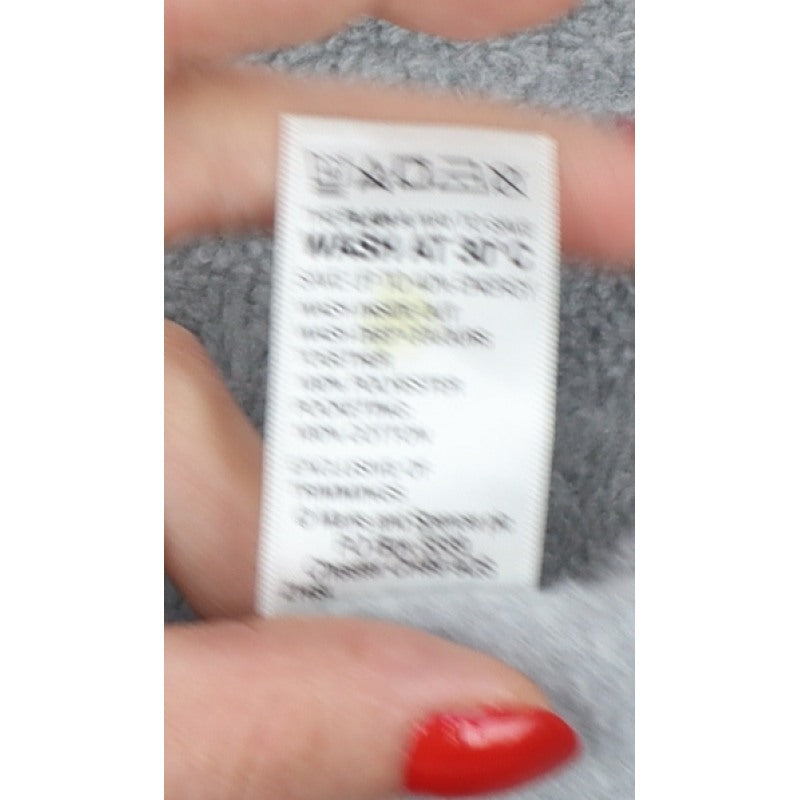Marks & Spencer Women Grey UK 18 Fleece Full Zip Basic Jacket