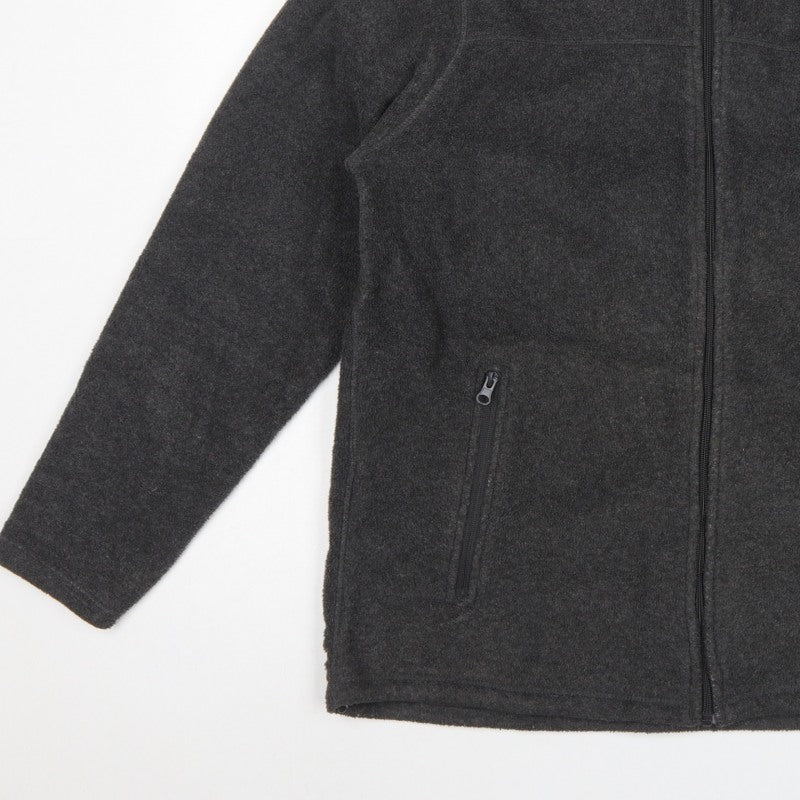 James Pringle Men's Grey L Fleece Full Zip Jacket Stand-Up Collar