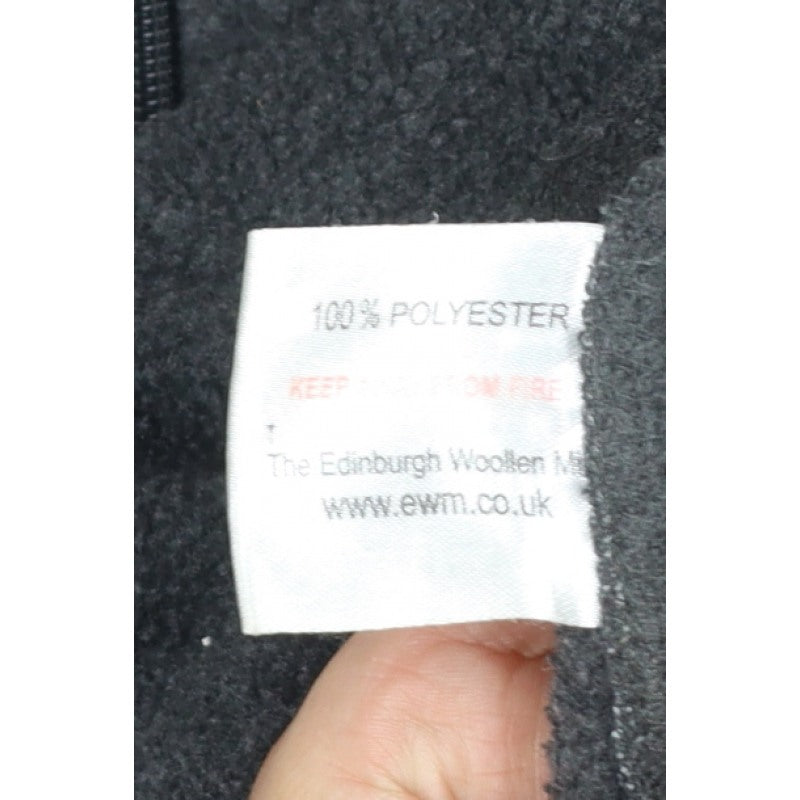James Pringle Men's Grey L Fleece Full Zip Jacket Stand-Up Collar