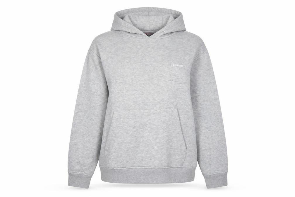 LA Gear Women’s Grey UK 22 Pullover Hoodie Logo Pocket