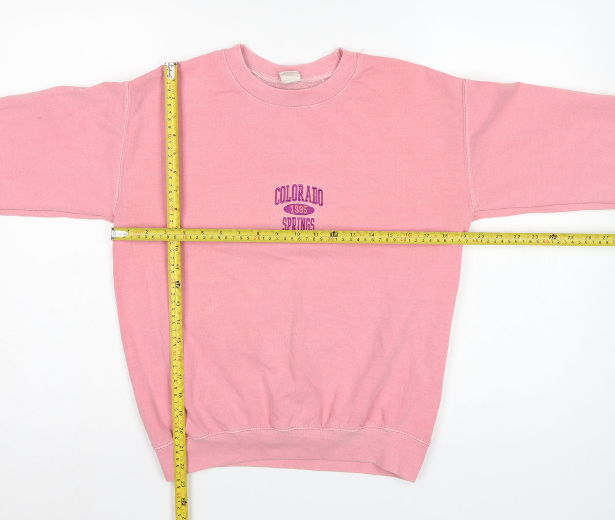 Jordan Teens Pink XS Colorado Springs 1995 Embroidered Pullover Sweatshirt
