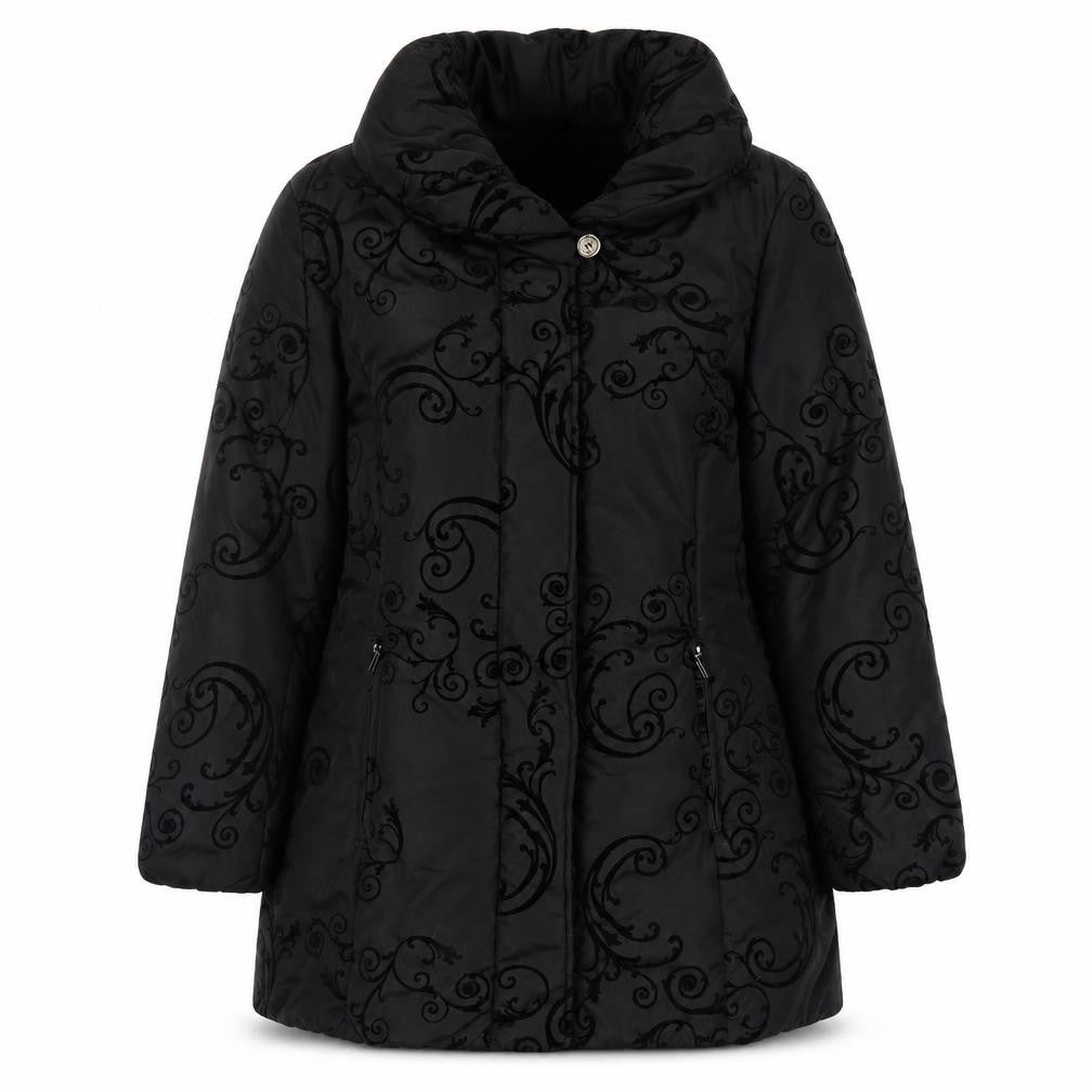 Bonmarché Women’s Black Size 20 Puffer Coat Quilted Mid-Length