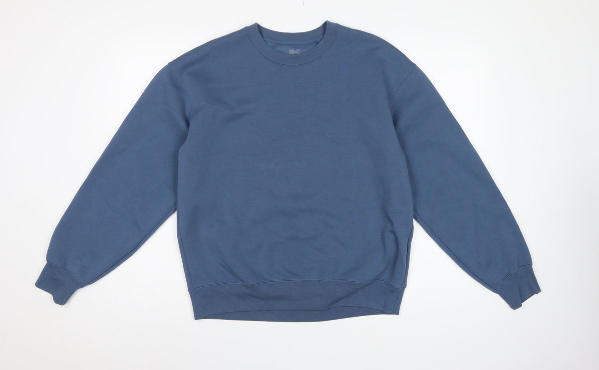 Uniqlo C Men’s Blue Size S Crew Neck Pullover Sweatshirt