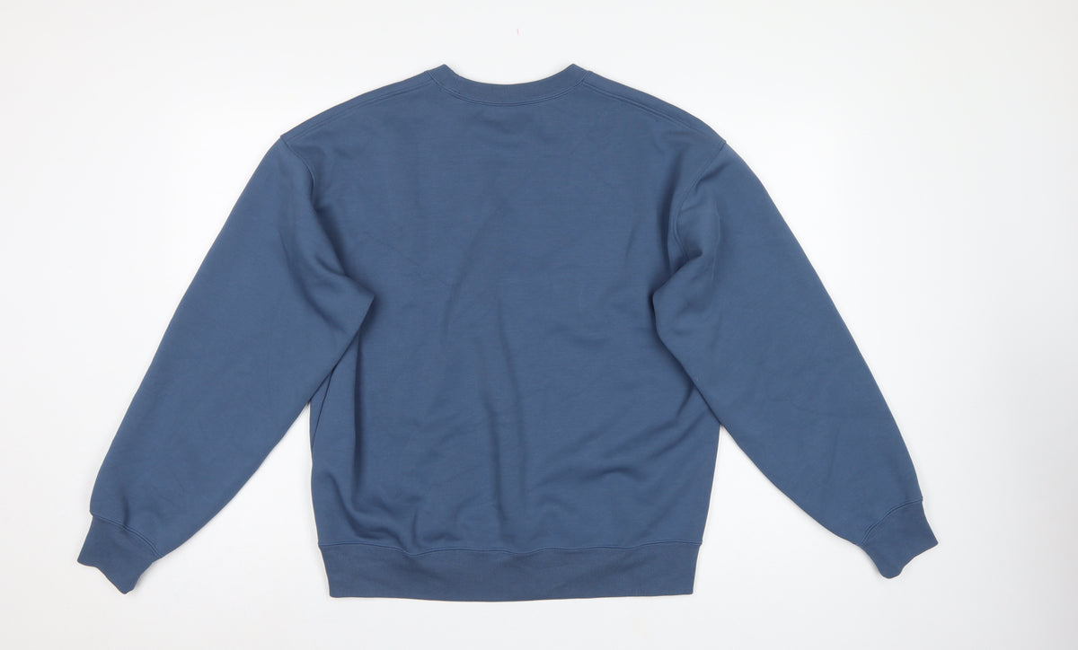 Uniqlo C Men’s Blue Size S Crew Neck Pullover Sweatshirt