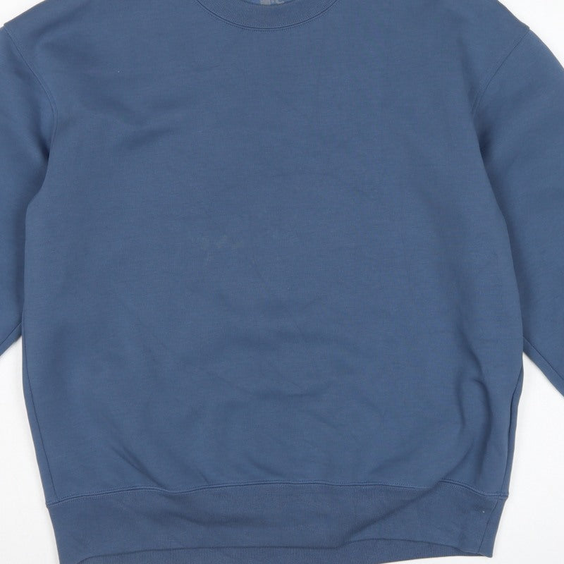 Uniqlo C Men’s Blue Size S Crew Neck Pullover Sweatshirt
