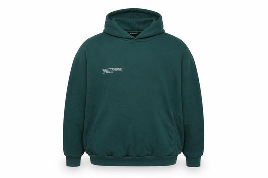 Pangaia Men’s Dark Green XL Organic Cotton Logo Pullover Hoodie