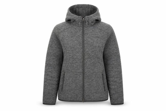The North Face Women’s Grey L Hooded Fleece Soft Shell Jacket