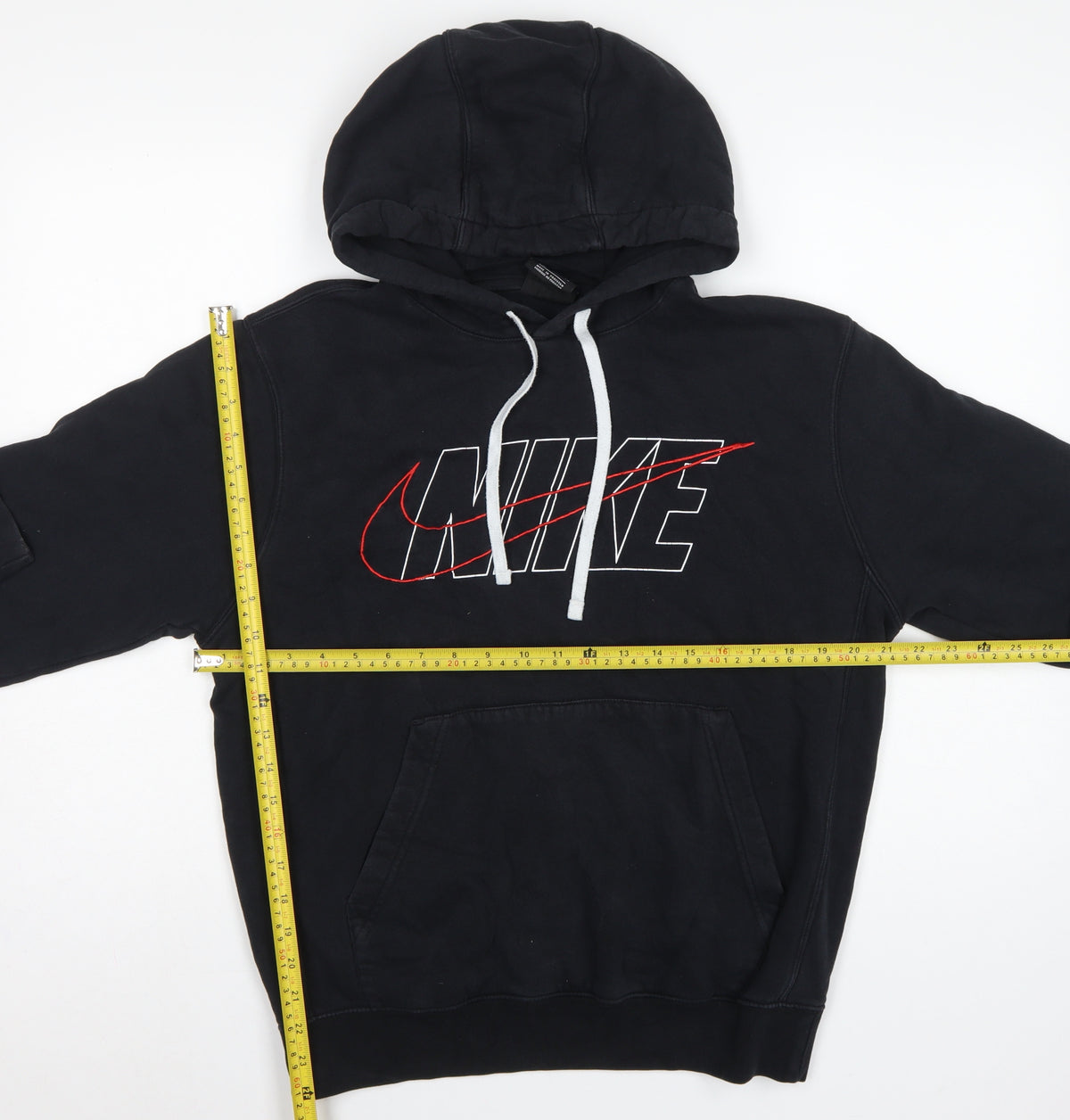 Nike Men’s Black S Pullover Hoodie Logo Graphic Fleece