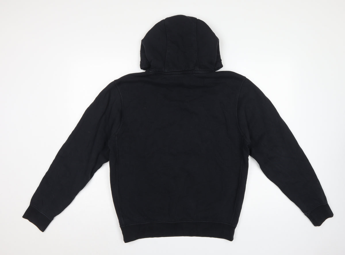 Nike Men’s Black S Pullover Hoodie Logo Graphic Fleece
