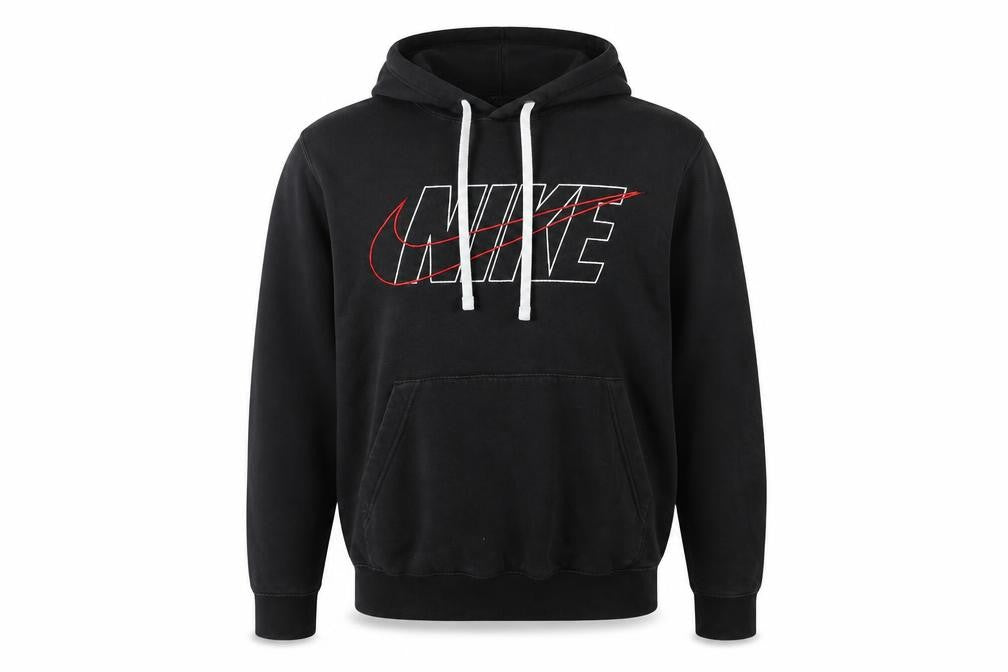 Nike Men’s Black S Pullover Hoodie Logo Graphic Fleece