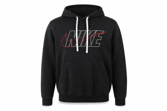 Nike Men’s Black S Pullover Hoodie Logo Graphic Fleece