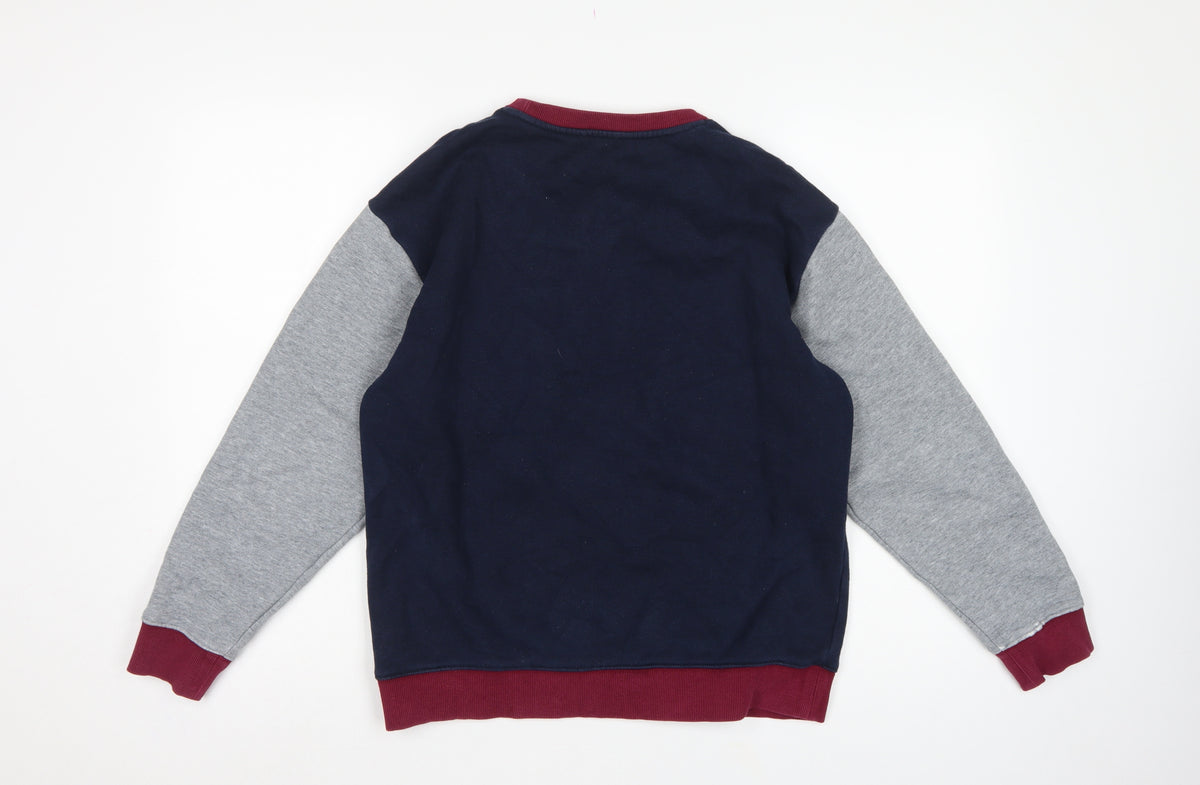 Tommy Hilfiger Women Multicoloured S Pullover Sweatshirt Logo Crew Neck