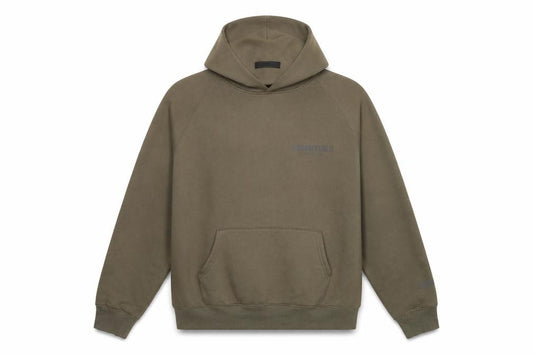 Essentials Fear of God Men’s Brown L Pullover Logo Hoodie