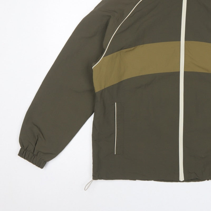 Primark Womens Green XS Hooded Colour Block Windbreaker Jacket