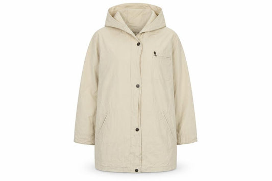Marks & Spencer St Michael Women's Beige UK 16 Hooded Parka Coat