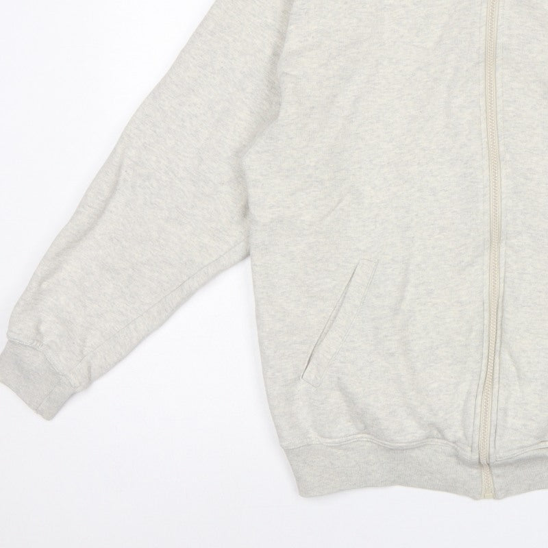 Adidas Women's Grey S Full Zip Logo Sweatshirt Jacket Pockets