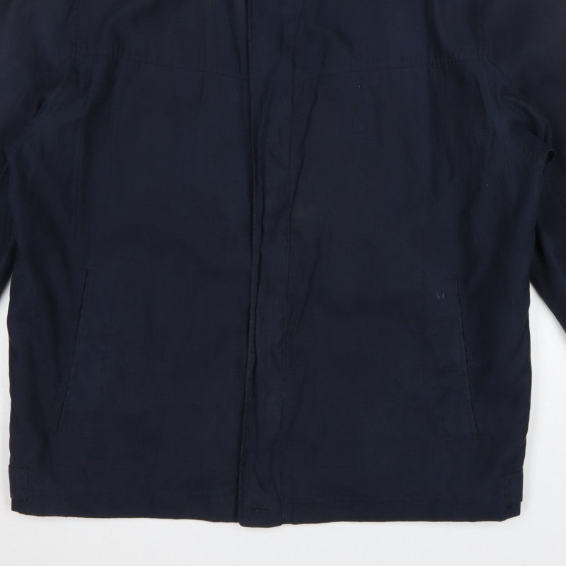 Melka Men’s Blue Size 42 Basic Jacket Full Zip Collared Lined