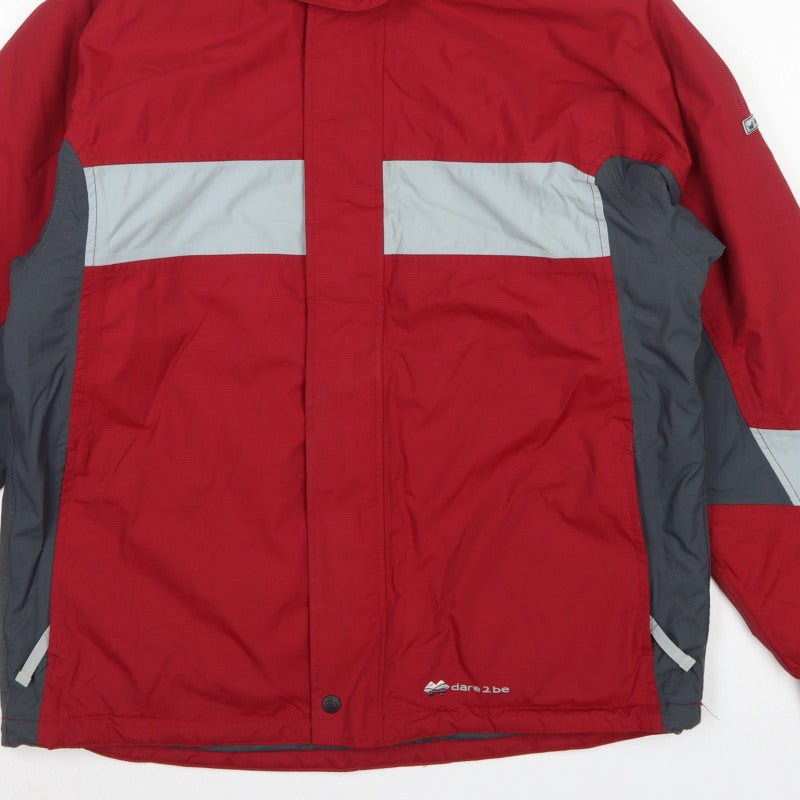 Dare 2b Men's Red M Snowwear Ski Jacket Waterproof Hooded