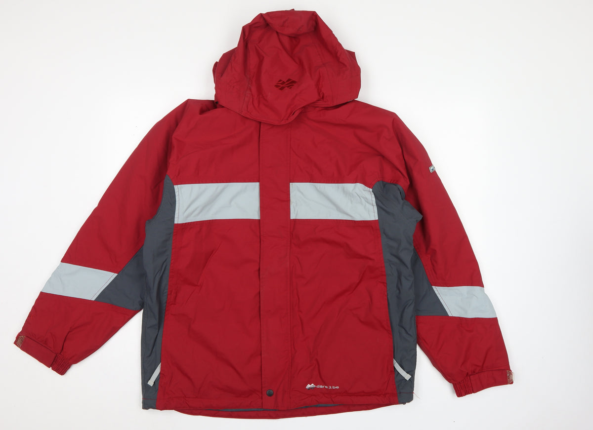 Dare 2b Men's Red M Snowwear Ski Jacket Waterproof Hooded
