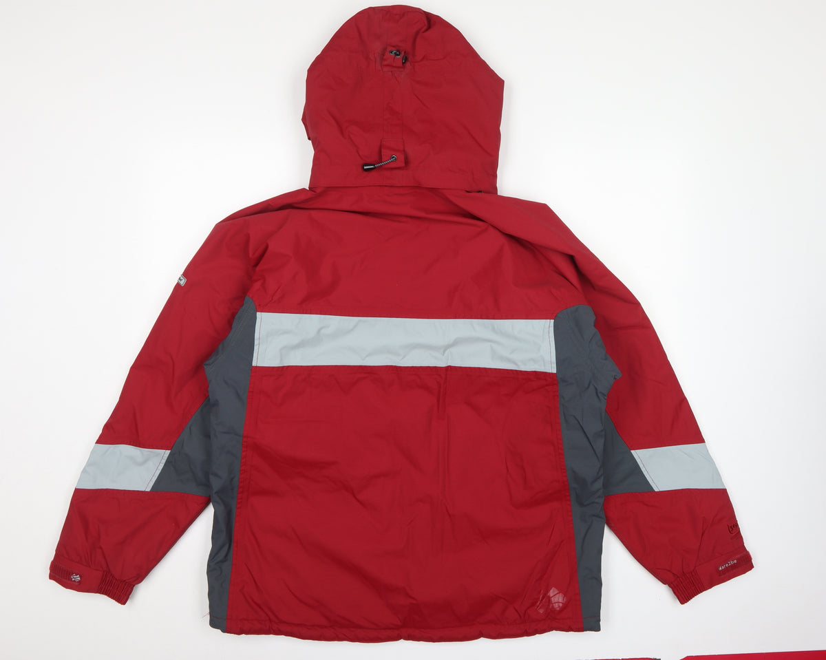 Dare 2b Men's Red M Snowwear Ski Jacket Waterproof Hooded
