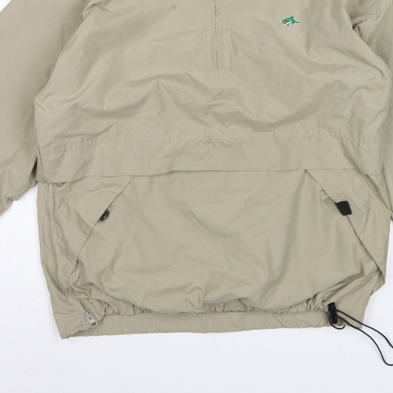 Le Shark Men's Beige M Polyester Anorak 1/4 Zip Jacket
