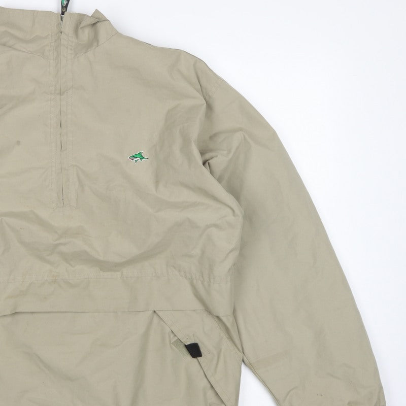 Le Shark Men's Beige M Polyester Anorak 1/4 Zip Jacket