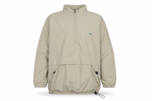 Le Shark Men's Beige M Polyester Anorak 1/4 Zip Jacket