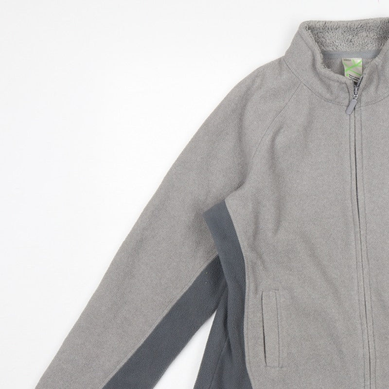 Marks & Spencer Women Grey Fleece Full Zip Jacket UK 12