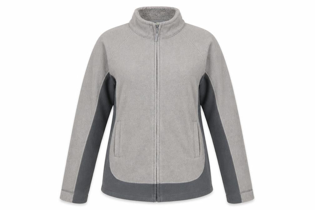 Marks & Spencer Women Grey Fleece Full Zip Jacket UK 12