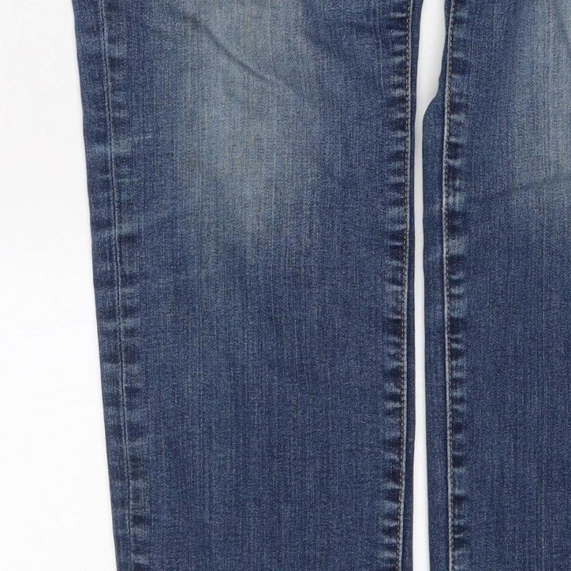 Levi's Women's Blue Size 10 724 High Rise Straight Stretch Jeans W29