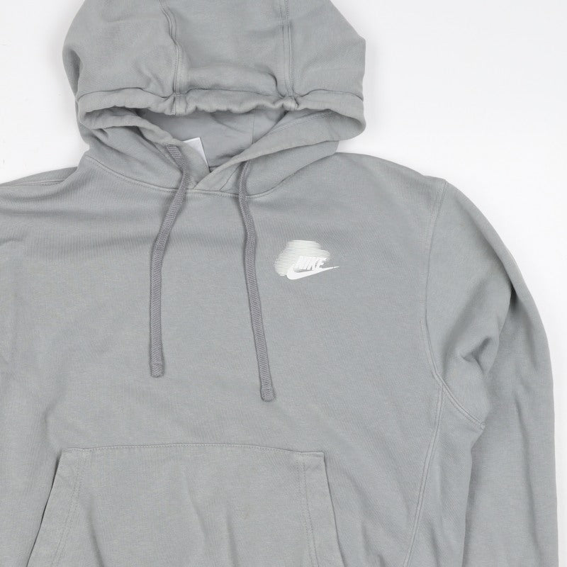 Nike Women’s Grey S Pullover Hoodie Logo Drawstring Pockets