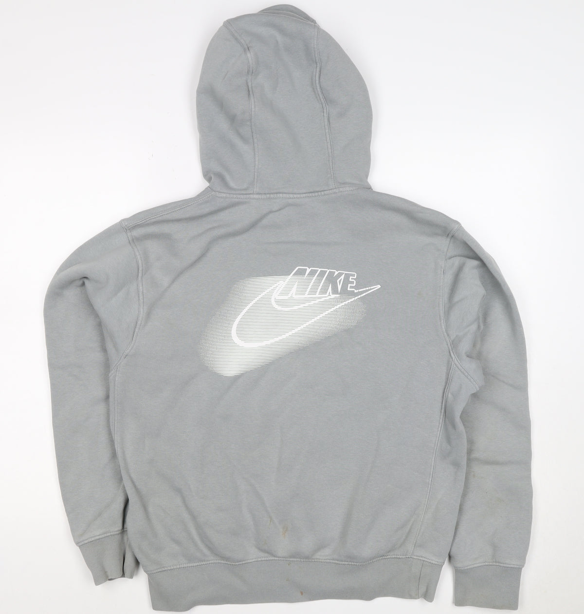 Nike Women’s Grey S Pullover Hoodie Logo Drawstring Pockets