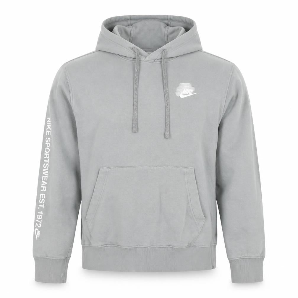 Nike Women’s Grey S Pullover Hoodie Logo Drawstring Pockets