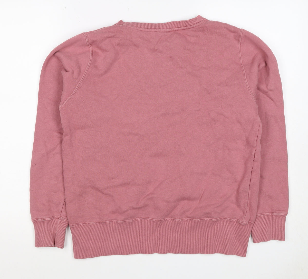 Champion Women Pink XL Logo Crew Neck Pullover Fleece Sweatshirt
