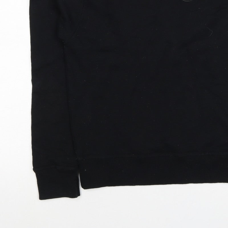 Champion Men’s Black M Crew Neck Logo Pullover Sweatshirt
