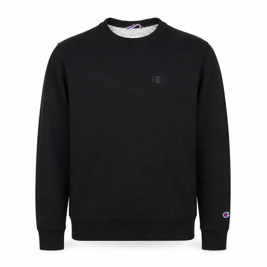 Champion Men’s Black M Crew Neck Logo Pullover Sweatshirt