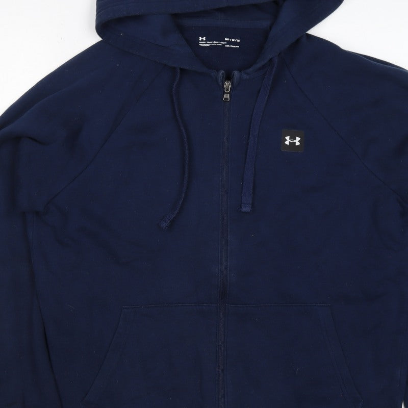 Under Armour Men’s Blue Medium Full Zip Hooded ColdGear Hoodie