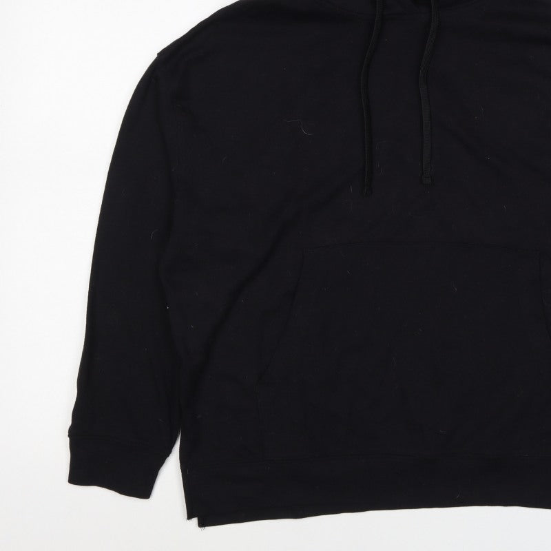 Slazenger Women’s Black M Pullover Hoodie Drawstring Pocket