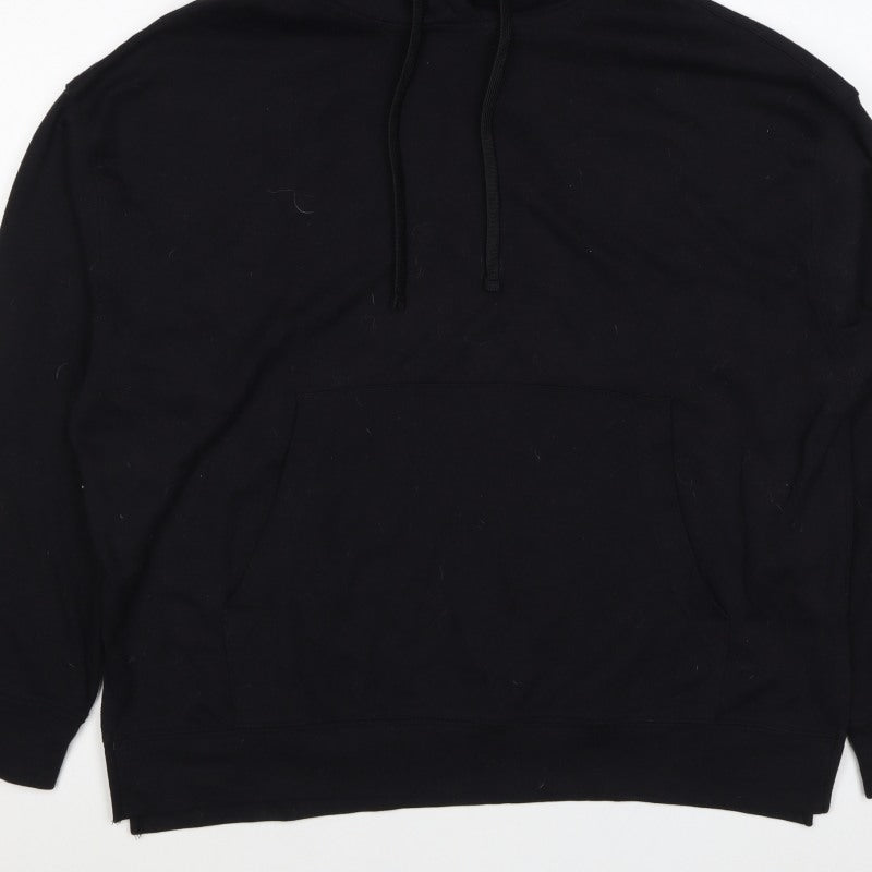 Slazenger Women’s Black M Pullover Hoodie Drawstring Pocket