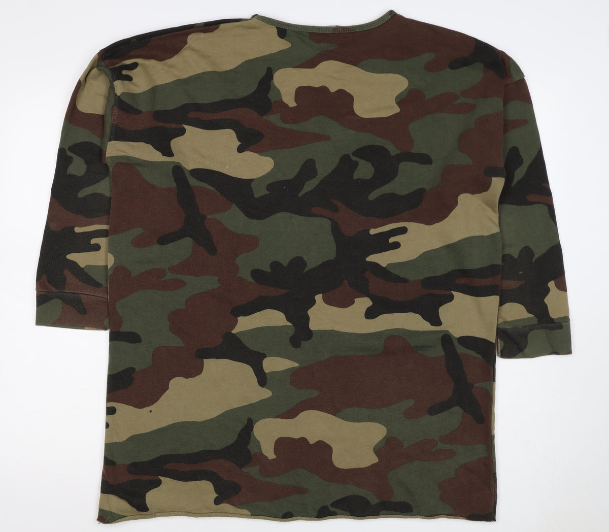 PrettyLittleThing Women Multicoloured Camo UK 8 Pullover Sweatshirt