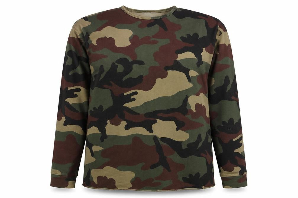 PrettyLittleThing Women Multicoloured Camo UK 8 Pullover Sweatshirt